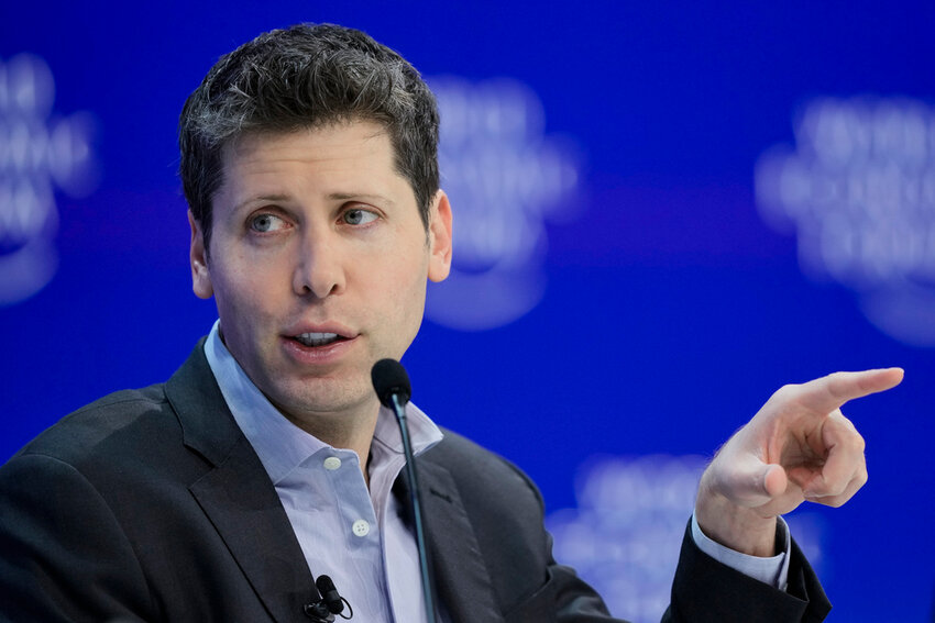 OpenAI CEO Sam Altman participates in a panel discussion during the annual meeting of the World Economic Forum in Davos, Switzerland, on Jan. 18, 2024. (AP Photo/Markus Schreiber, File)
