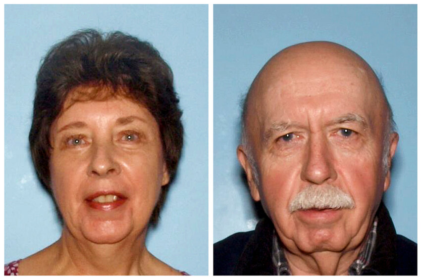 This combination of photos provided on Jan. 26, 2015, by the Cobb County Police Department shows June Runion, of Marietta, Ga., and her husband, Elrey 