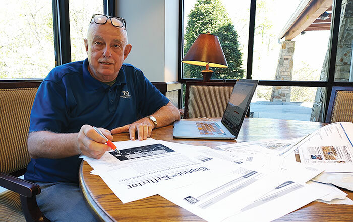 Lonnie Wilkey, editor of the Baptist and Reflector, will retire in December after 36 years on the newspaper’s staff. (Photo/Baptist and Reflector)