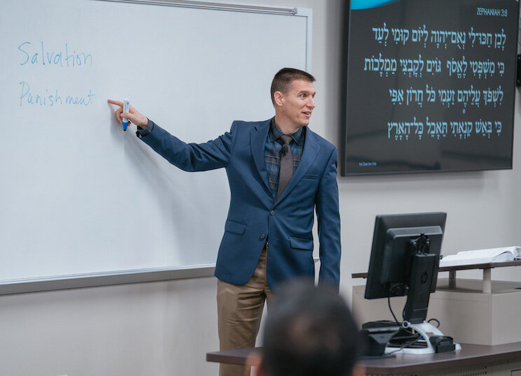 Professor Joshua Williams teaches at Southwestern Baptist Theological Seminary. (SWBTS/Amanda Williams)