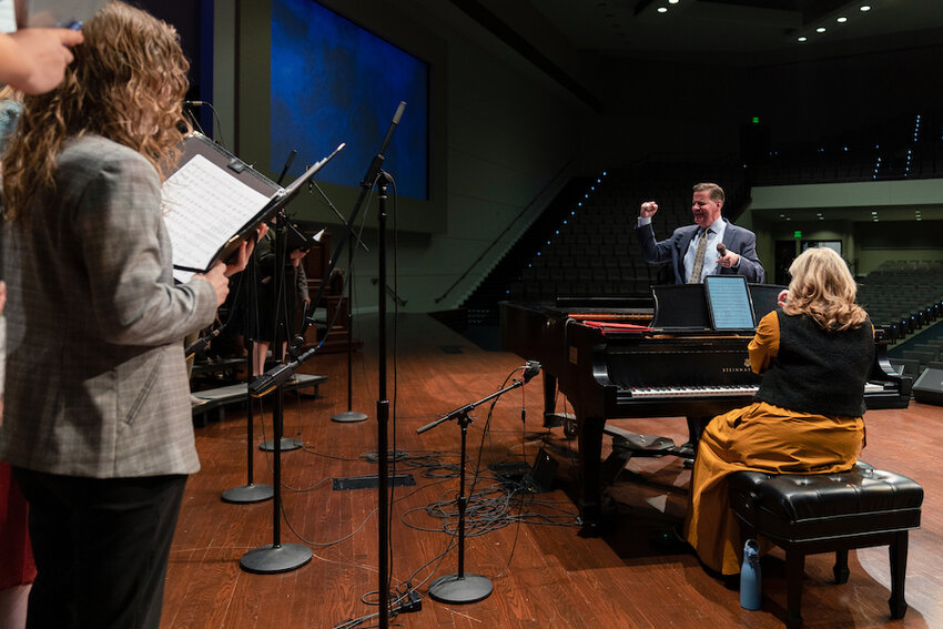 Joseph R. Crider, dean of the School of Church Music and Worship at Southwestern Baptist Theological Seminary, is preparing to lead the worship sessions for the 2024 Southern Baptist Convention annual meeting in Indianapolis. (SWBTS/Amanda Williams)