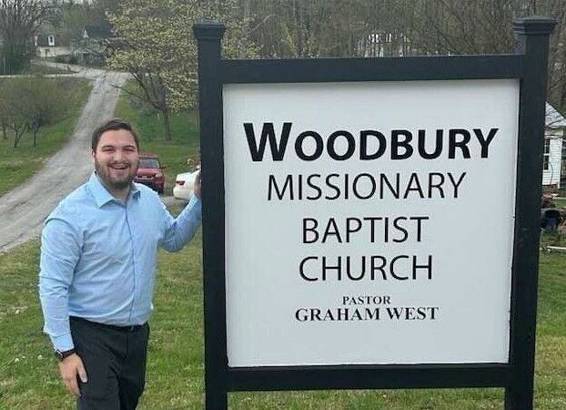 Graham West is the 19-year-old pastor at Woodbury Missionary Baptist Church. (Photo/Kentucky Today)