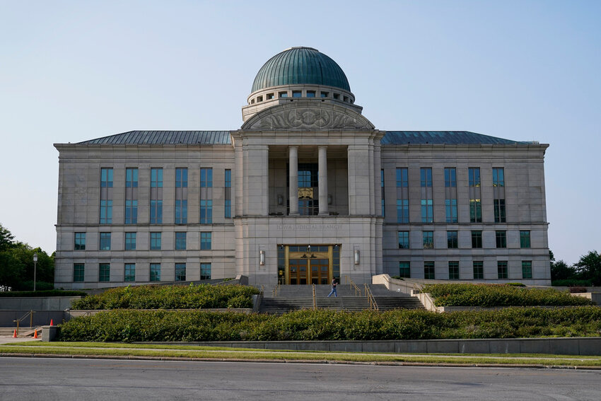 The Iowa Judicial Branch Building is shown, June 16, 2023, in Des Moines, Iowa.  (AP Photo/Charlie Neibergall, File)