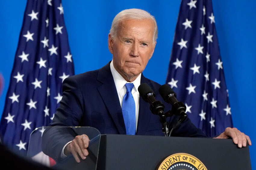 President Joe Biden speaks at a news conference July 11, 2024, in Washington. (AP Photo/Jacquelyn Martin, File)