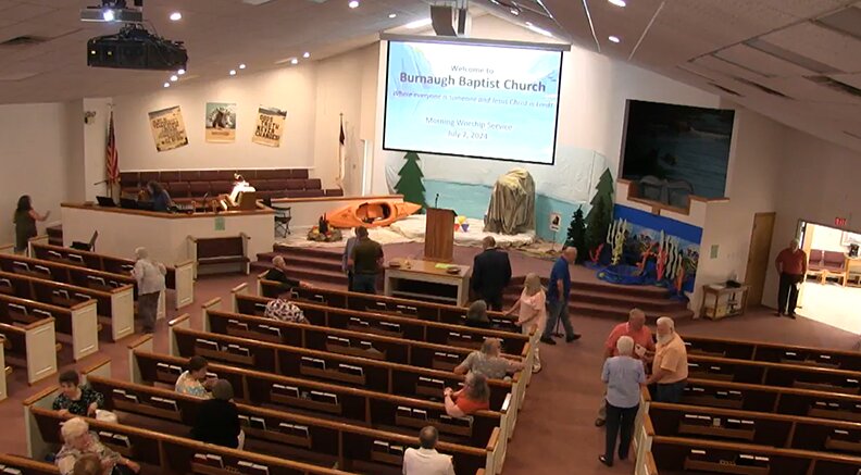 Burnaugh Baptist Church in Catlettsburg, Ky., has a new pastor in Todd Coleman, a former air traffic controller. (Photo/via Kentucky Today)