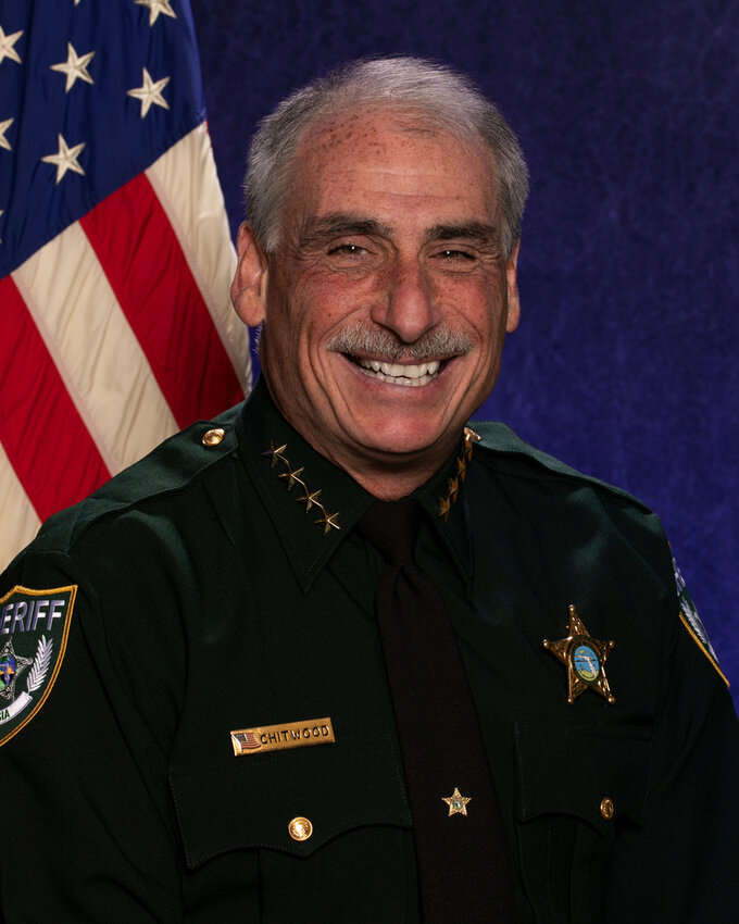 Volusia County Sheriff Michael J. Chitwood. (Volusia County, Fla. Sheriff's Office via AP)