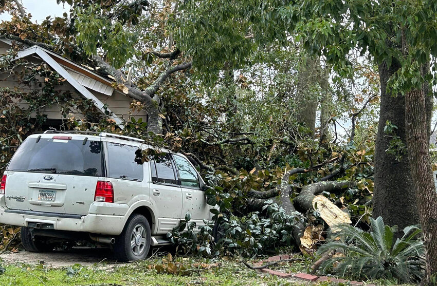 Damages from Tropical Storm Helene in Valdosta, Ga. (Photo/Georgia Emergency Management Agency)