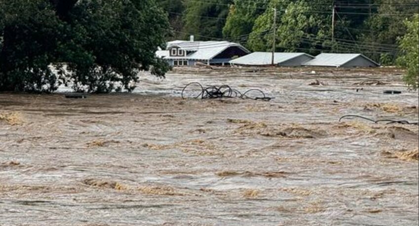 Ridgecrest Conference Center in Black Mountain, North Carolina, was among the facilities and homes impacted by the devastating flooding in the western part of the state. This photo was posted over the weekend by a guest, who attended a marriage retreat that was cut short at Ridgecrest. “We are safe! Still trying to get home but safe… praise the Lord!” she posted. (Photo/Facebook via Baptist Paper)