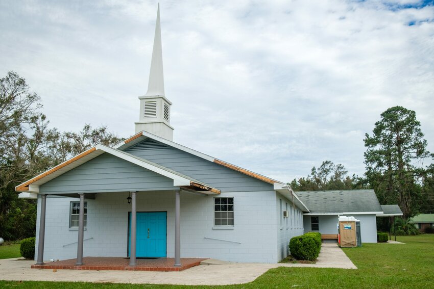 While The Bridge in Madison suffered damage to its church building, its members and community were hit hard. (Florida Baptist Convention/William Haun)