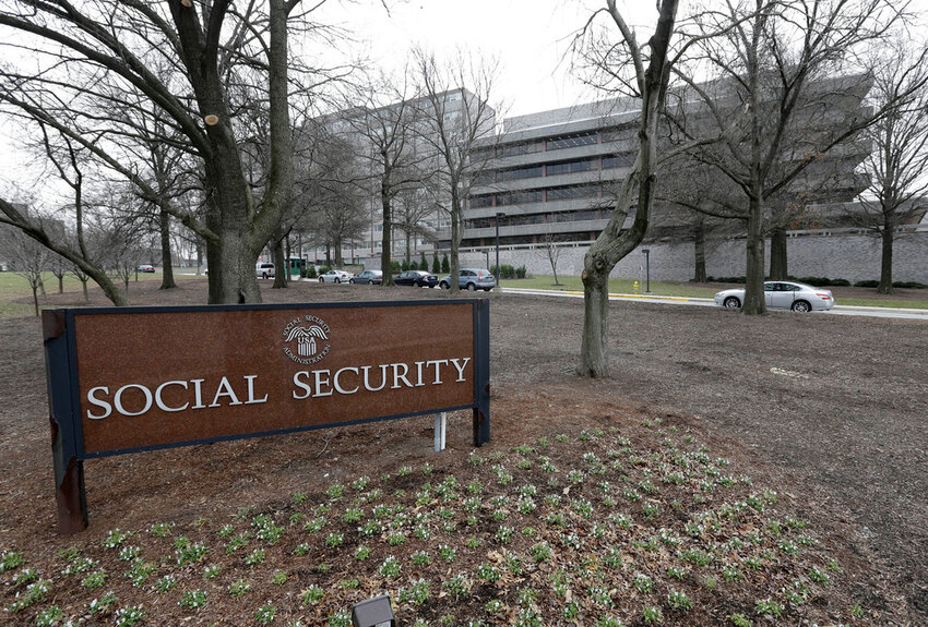 The Social Security Administration's main campus is seen on Jan. 11, 2013, in Woodlawn, Md. (AP Photo/Patrick Semansky, File)