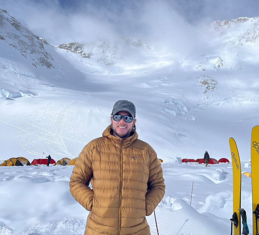 Pastor Andrew Mineev as he begins his climb up North America’s highest mountain. (Photo/Courtesy Andrew Mineev)