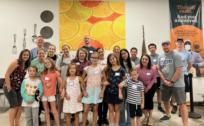 A group of 20 people, made up of six families, participated in a family mission trip sponsored by Johnson Ferry Baptist Church in September. (Photo/via Baptist Press)