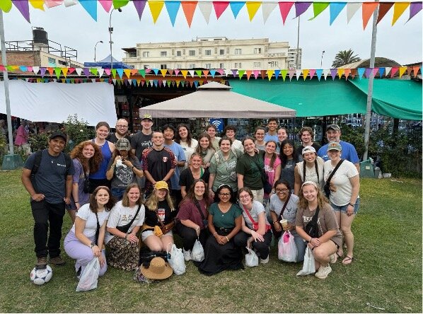 University of North Georgia students during a Baptist Collegiate Ministry mission trip to Lima. (Photo/Georgia BCM)