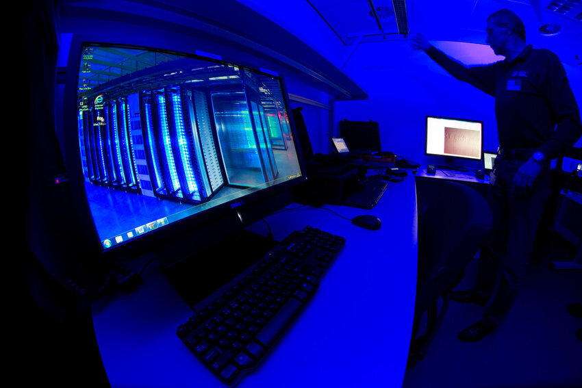 The Cybercrime Center at Europol headquarters in The Hague, Netherlands. (AP Photo/Peter Dejong, File)