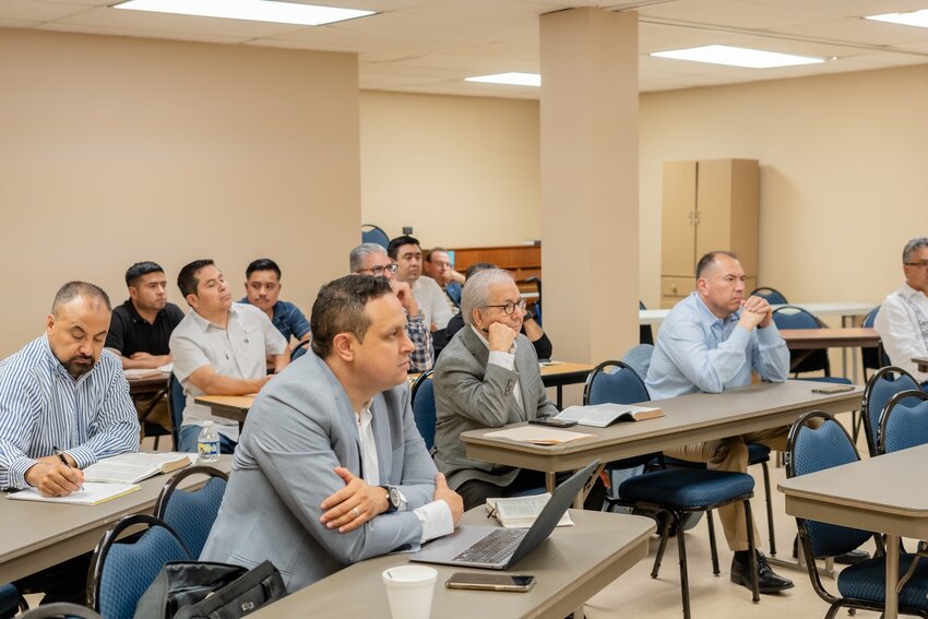 Attendees listen during a workshop at the "For the Church" conference at First Baptist Jonesboro on April 5. (Photo/Richard Vides)