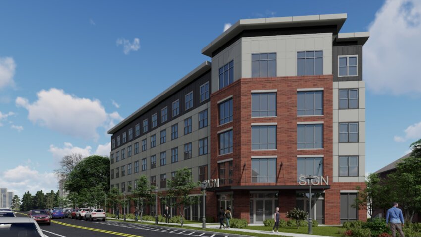 Techwood Drive frontage for the mixed-use proposal. (Photo/courtesy CCI Real Estate)