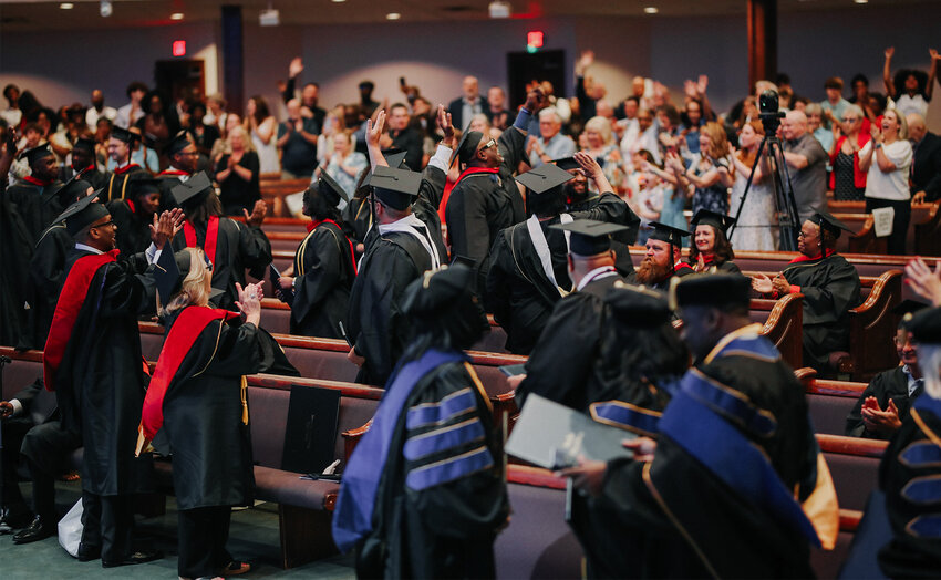 Graduates of Luther Rice College and Seminary celebrate Friday, May 16, 2025. (Index/J. Gerald Harris)