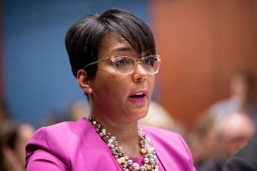 Atlanta Mayor Keisha Lance Bottoms speaks during a committee meeting on Capitol Hill in Washington, on July 17, 2019. (AP Photo/Andrew Harnik, File)