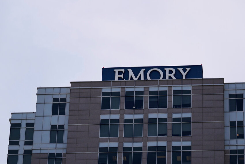 Emory University Hospital Midtown is seen on May 15, 2025, in Atlanta. (AP Photo/Brynn Anderson, file)