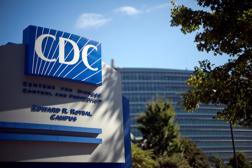 A sign marks the entrance to the federal Centers for Disease Control and Prevention in Atlanta, on Oct. 8, 2013. (AP Photo/David Goldman, File)