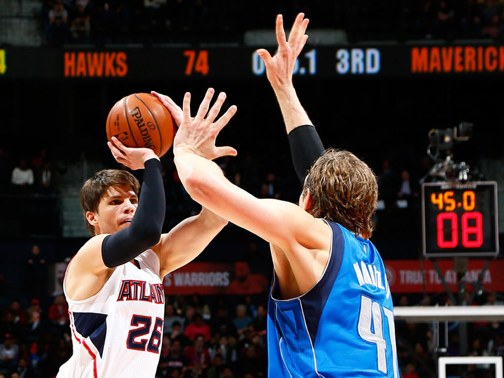It took 12 years in the NBA before Atlanta’s Kyle Korver had his breakout year, earning a slot in the 2015 All Star Game. The Iowa native has been a key cog for the Hawks this season, leading the league in shooting 50% from beyond the 3-point line. SCOTT CUNNINGHAME/NBAE/Getty Images