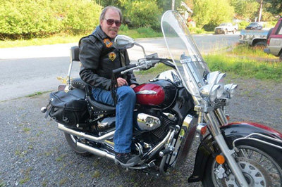 Alaskan grocer Mike Cooper took a 20-hour ferry ride and rode his motorcycle 2,040 miles to the 75th Sturgis Motorcycle Rally, witnessing a young man’s new birth at the Dakota Baptist Convention’s 10th annual outreach in the South Dakota Black Hills. BP/Special