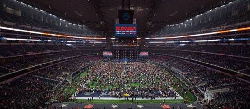 On March 6 more than 82,000 people gathered at AT&T Stadium, home of the Dallas Cowboys, to hear the Gospel brought by evangelist Greg Laurie. FACEBOOK/Greg Laurie