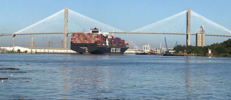 Savannah is the nation's fourth largest container shipping port ... and a place of ministry for Savannah Baptists.  JOE WETBURY/Index