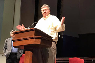 Pastors' Conference President Dave Miller, of Sioux City, Iowa, says the meeting "is all about the text" of Scripture. DAVE MILLER/Facebook