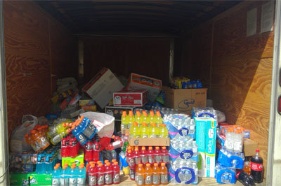 Churches in the Altamaha/New Sunbury Baptist Association took up supplies earlier this year for firefighters battling a wildfire in the Okefenokee National Wildlife Refuge. However, the supplies ended up going to the Georgia Baptist Children's Home in Baxley. "[The firefighters] said they were overwhelmed with supplies," said Greg Bentley, associational missionary. "In a week-and-a-half the churches filled up the trailer plus the back of a truck. It was amazing!"
