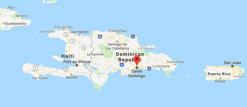 The Dominican Republic is sandwiched between Cuba and Puerto Rico, two hours by air from Miami.