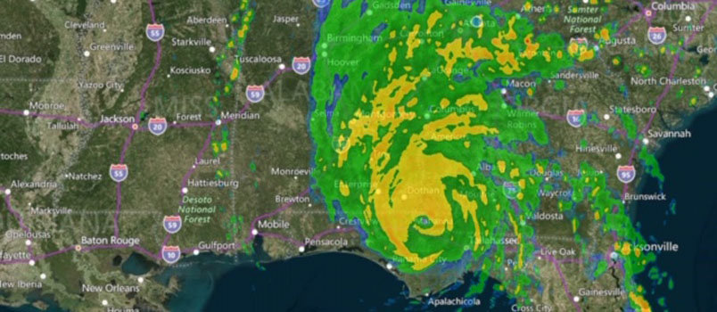 Hurricane Michael, at Category 4, is the most powerful storm to ever hit the Florida Panhandle. Bowen Association is Ground Zero for the storm.  MYRADAR/Special