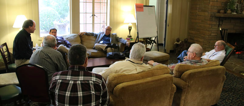 The peer learning groups during the Associational Missions Workshop in Toccoa provided missionaries the opportunity to discuss concepts from the general sessions as well as how to apply them in their own associations. SCOTT BARKLEY/Index