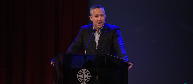 Southern Baptist Convention President J.D. Greear address the SBC Executive Committee last fall in this file photo. In tonight's SBC Executive Committee, Greear addressed the recent public uncovering of sexual abuse in the SBC and steps to address it through an advisory group formed last July. MORRIS ABERNATHY/BP