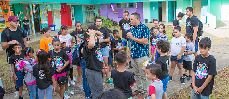 Jorge Santiago, an Annie Armstrong Easter Offering 2019 Week of Prayer missionary, arrived in his hometown of Comerío, Puerto Rico in the summer of 2017 to become a church planting missionary after spending time on the United States’ mainland. After Hurricane Maria struck in the fall of that year, he ministered to people and saw One Church Comerío come to life. CASEY JONES/NAMB