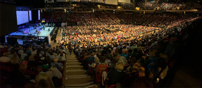 More than 8,100 messengers gathered in Legacy Arena at the Birmingham Jefferson Civic Center June 11-12. SCOTT BARKLEY/Index