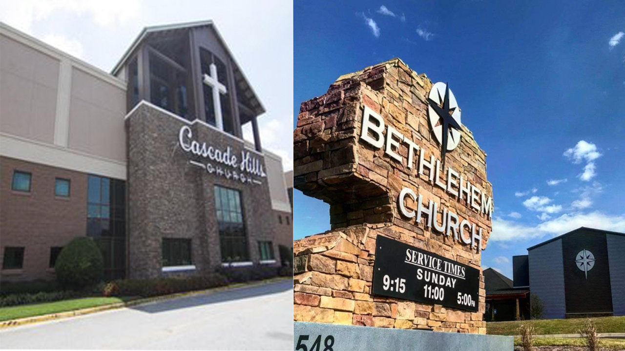 Bethlehem Church in Bethlehem, Georgia and Cascade Hills Church in Columbus, Georgia are among the 34 Southern Baptist congregations listed with other  evangelical churches that are the fastest growing and largest congregations in the nation. GOOGLE IMAGES/Special