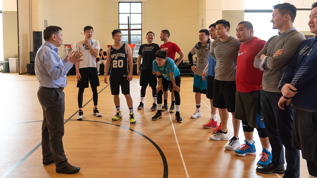 Mojic Baldandorj, a 2020 Annie Armstrong Easter Offering Week of Prayer missionary, has found great success reaching out to fellow Mongolians in Denver through basketball. Baldandorj is a church planting missionary who leads Maranatha Mongolian Church and focuses on reaching Mongolian immigrants in the city. DANIEL DELGADO/NAMB