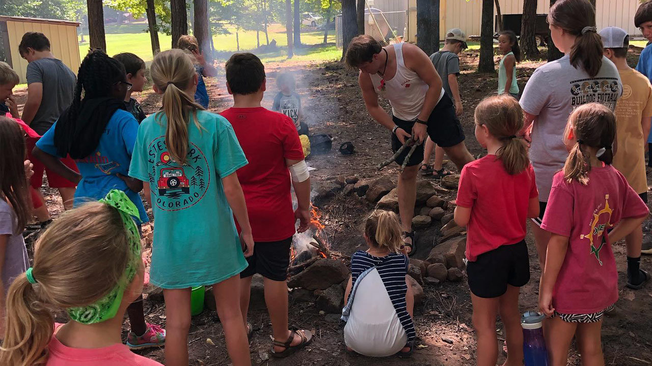 Campers from last year learn a new skill. FACEBOOK/Camp Kaleo