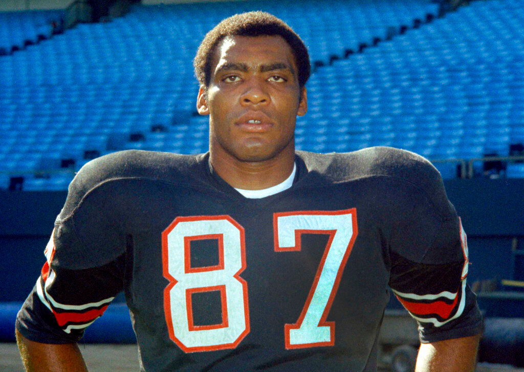 Defensive end of the Atlanta Falcons, Claude Humphrey, is pictured Aug. 1970. (AP Photo)