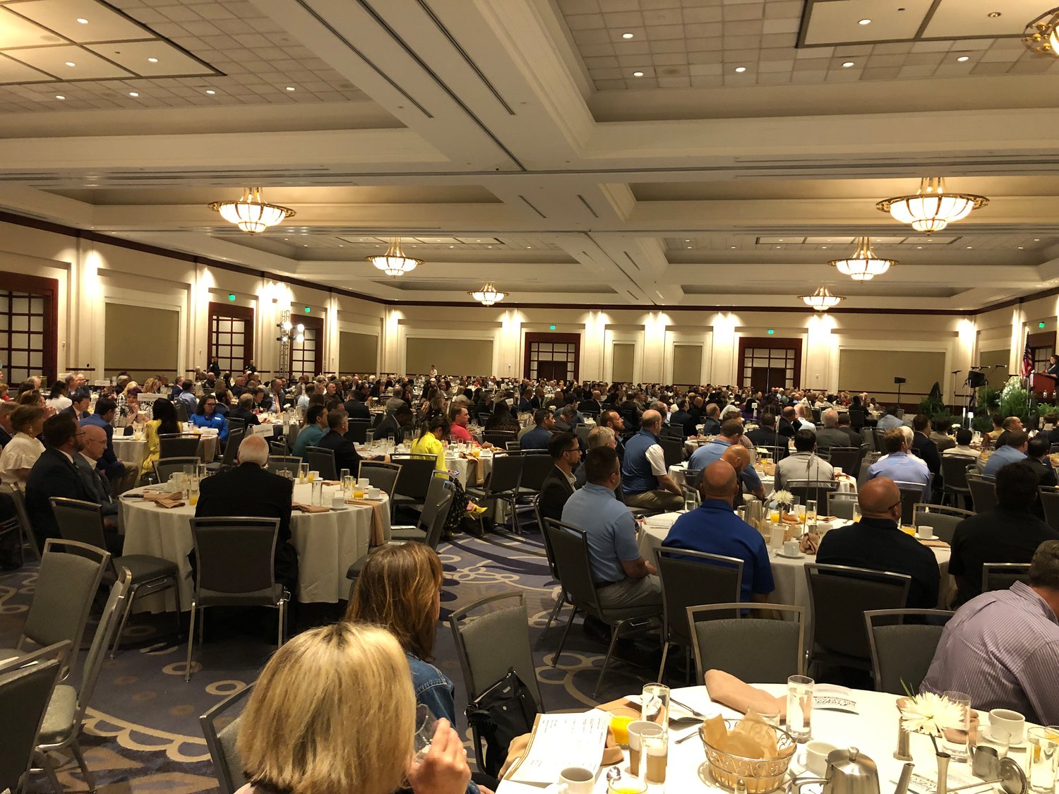 Nearly 1,000 people gathered for the Cobb County Prayer Breakfast on the National Day of Prayer, Thursday, May 5, 2022. (Photo/J. Gerald Harris)