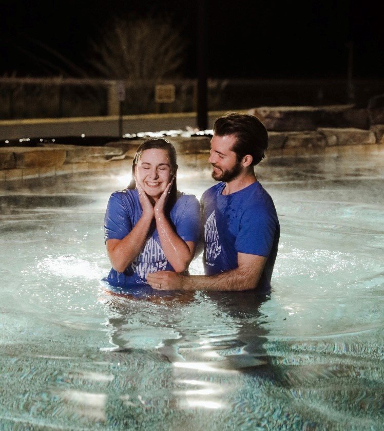 On average, the baptismal pool at Cascade Hills Baptist Church is used every day as new believers give their lives to Christ.