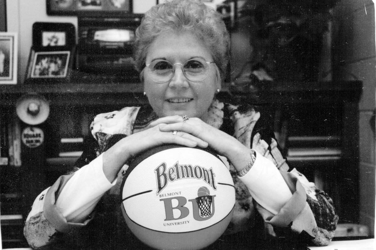 In her sixth decade of involvement with Belmont University, Wiseman is a member the school's Athletics Hall of Fame as well as the Tennessee Sports Hall of Fame. The Striplin-Wiseman Athletic Office Complex on campus also bears her name. (Photo courtesy Belmont Athletics)