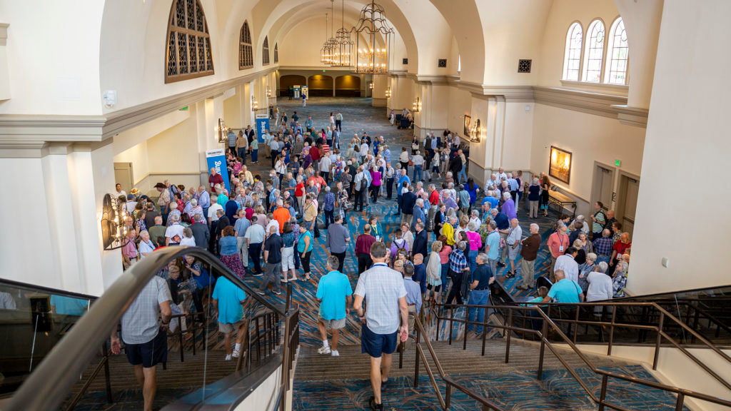 Almost 800 retired IMB missionaries gathered in Orlando, Fla., for the Celebration of Emeriti event. The conference to honor former missionaries is held every five years. (IMB Photo)