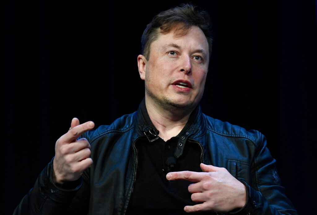 Tesla and SpaceX Chief Executive Officer Elon Musk speaks in Washington, on March 9, 2020. (AP Photo/Susan Walsh, File)
