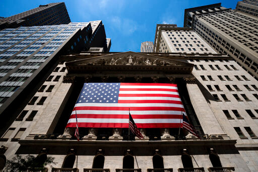 The New York Stock Exchange on June 29, 2022 in New York. (AP Photo/Julia Nikhinson, File)