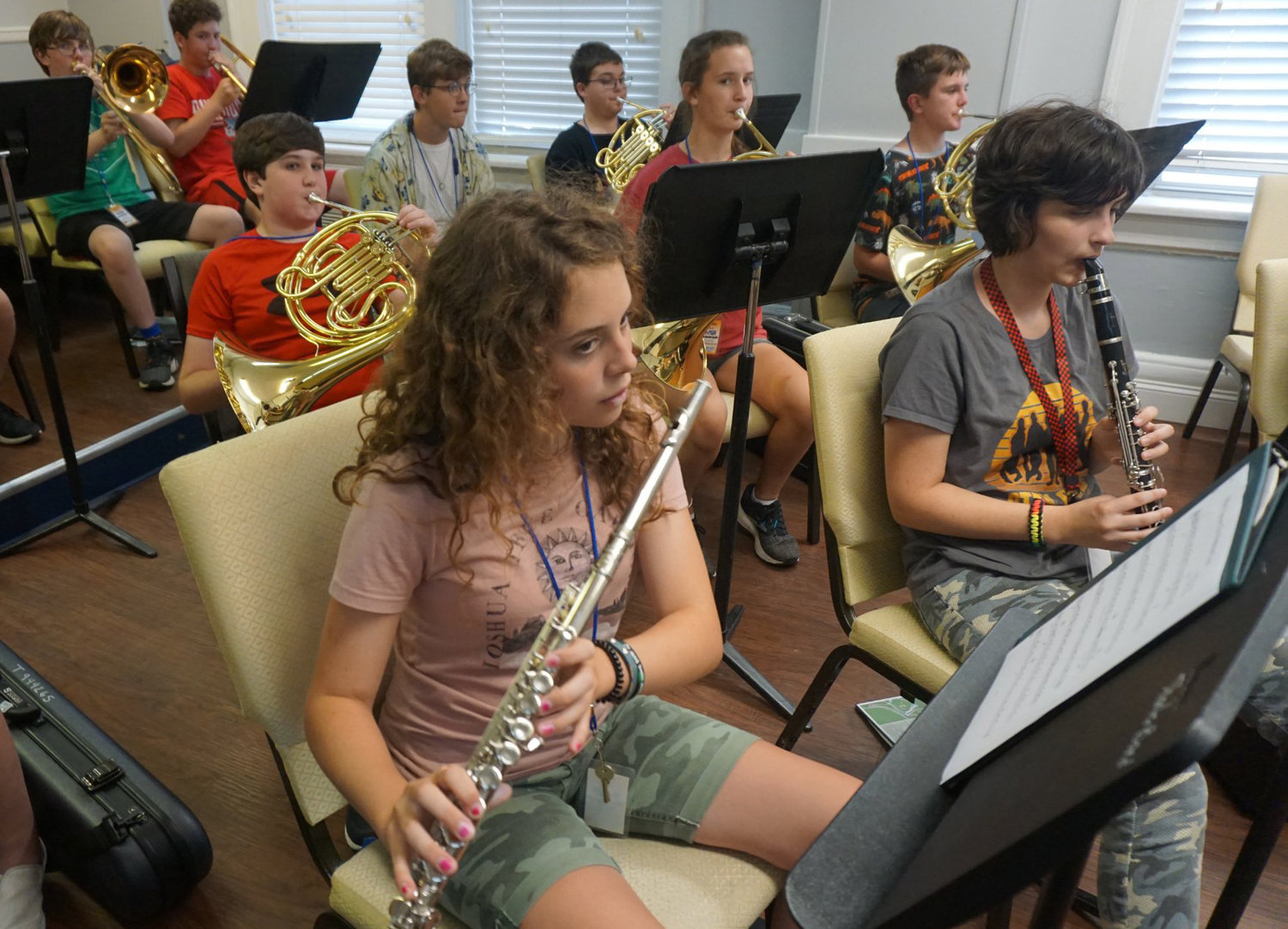 Orchestra students rehearse at Surge150 in Rome, Ga. (Photo/Surge150)
