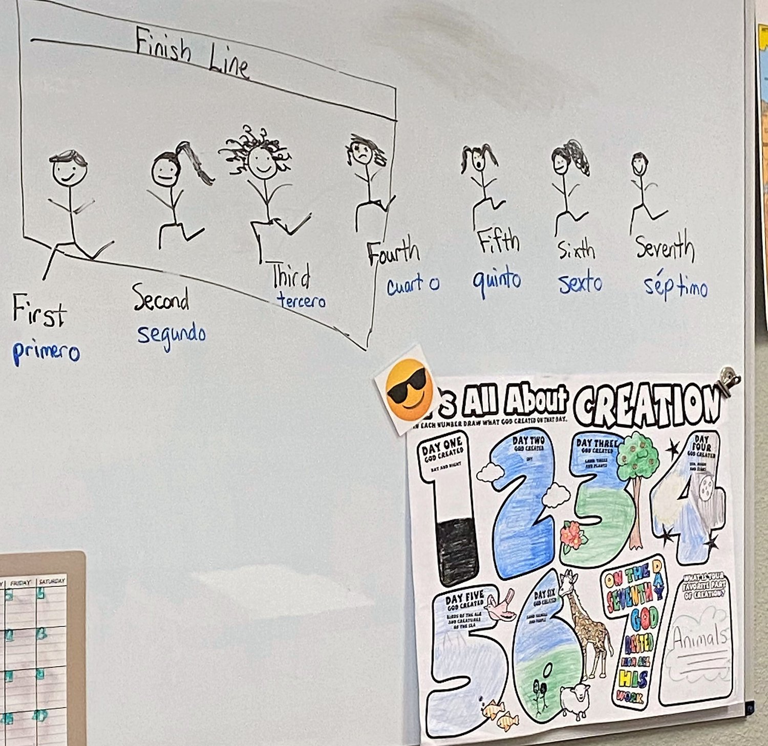 Biblical creation was included in the back-to-school ESL class at Cross Community Church for Spanish-speaking kindergarteners through fifth graders in the majority Hispanic Eastex-Jensen community of Houston.