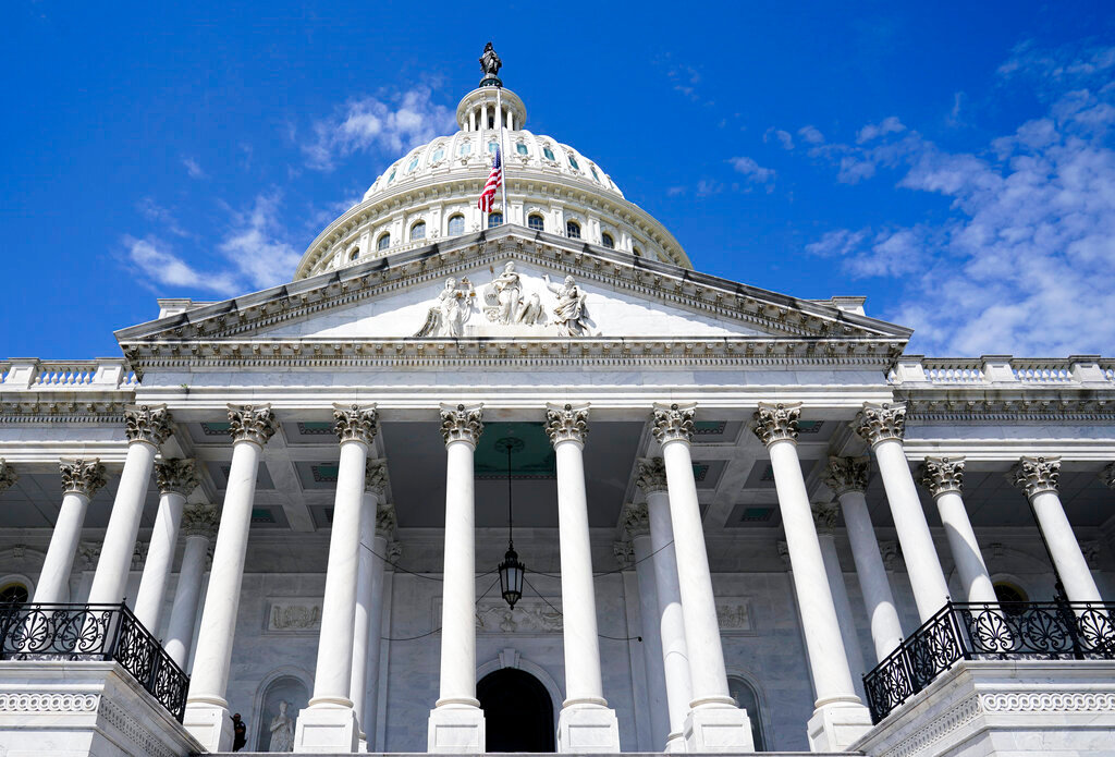 The U.S. Capitol in Washington is pictured on August 5, 2022. (AP Photo/Mariam Zuhaib, File)