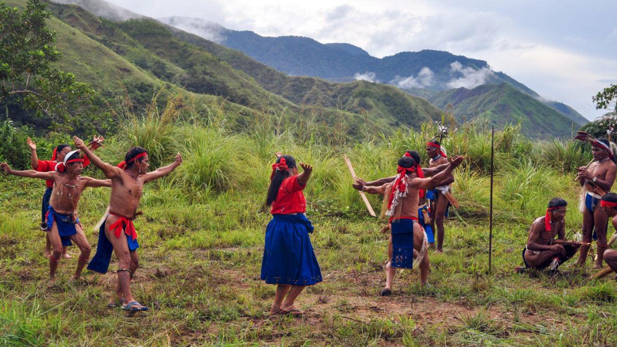 Bugkalot tribal members celebrate with a traditional dance at a recent gathering of churches. The Bugkalot tribe, once feared as violent hunters, are sending their own missionaries to other unreached tribes in the Philippines. (Photo/International Mission Board)
